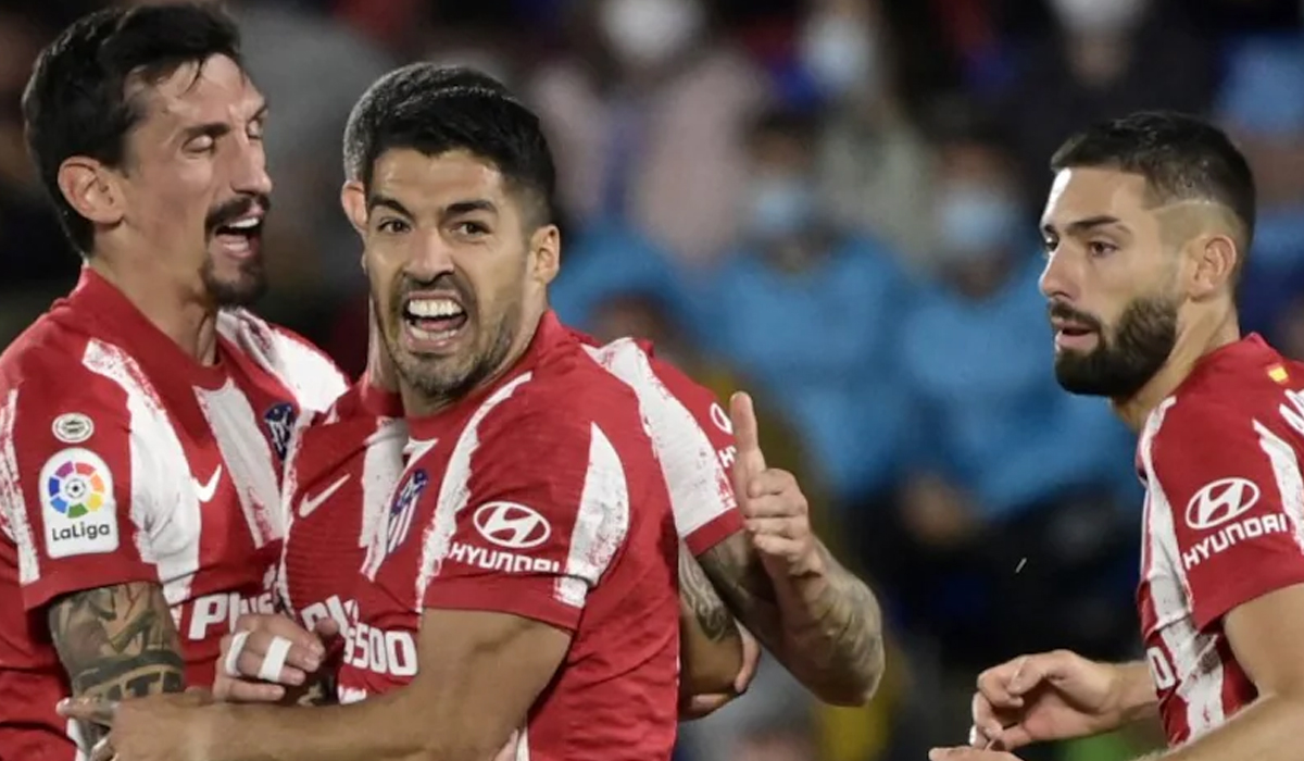 Luis Suarez Fires Atletico Madrid